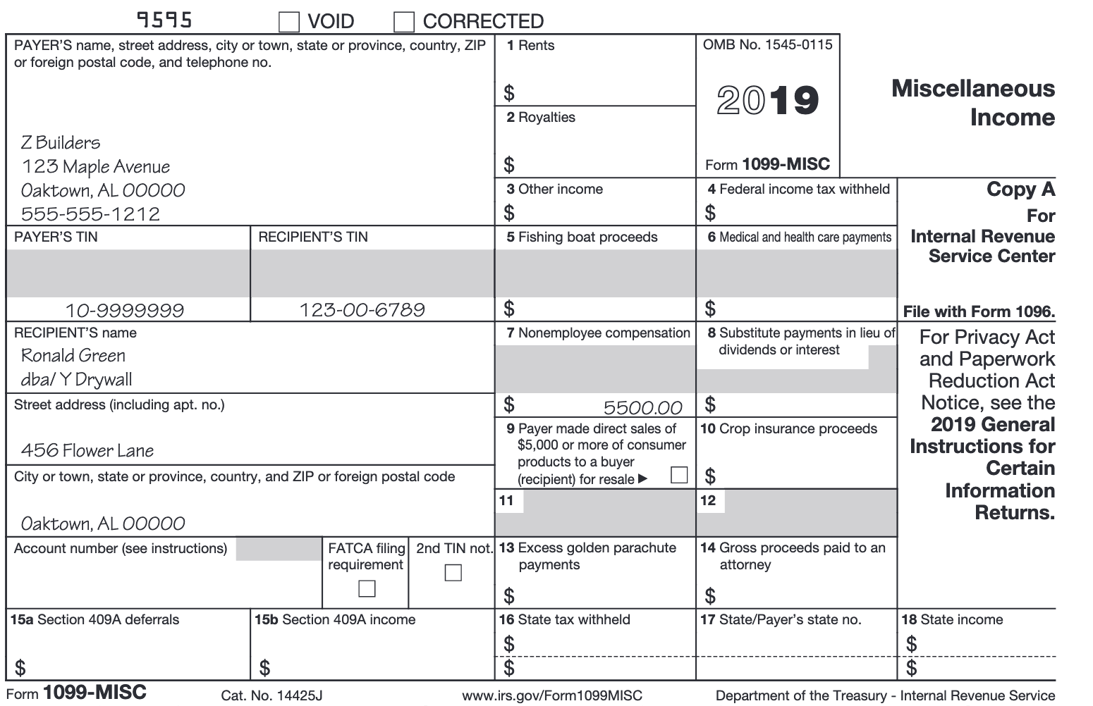 How To File Form 1099-MISC For Contractors You Employ - VacationLord